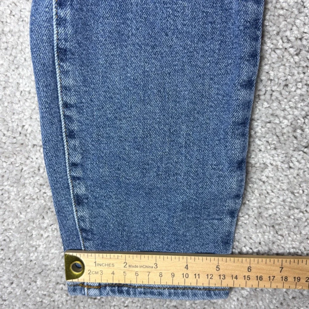 Forever 21 Womens High Rise Skinny Distressed‎ Button Fly Blue Jeans Size 28
